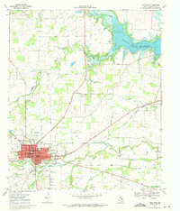 COMANCHE, TX HISTORICAL MAP GEOPDF 7.5X7