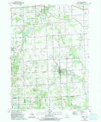 ALMONT, MI HISTORICAL MAP GEOPDF 7.5X7.5