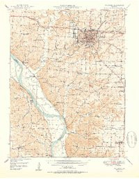 COLUMBIA, MO HISTORICAL MAP GEOPDF 15X15