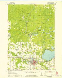 SHAWANO, WI HISTORICAL MAP GEOPDF 15X15