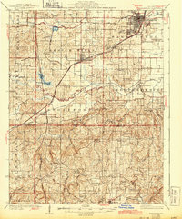 HARRISBURG, IL HISTORICAL MAP GEOPDF 15X