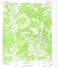RUSK, TX HISTORICAL MAP GEOPDF 7.5X7.5 G
