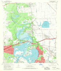 HIGHLANDS, TX HISTORICAL MAP GEOPDF 7.5X