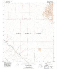 IRIS WASH, CA HISTORICAL MAP GEOPDF 7.5X