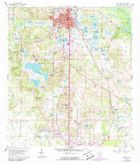 DADE CITY, FL HISTORICAL MAP GEOPDF 7.5X