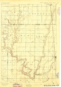 FREDERICK, SD-ND HISTORICAL MAP GEOPDF 1