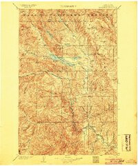 CHIWAUKUM, WA HISTORICAL MAP GEOPDF 30X3