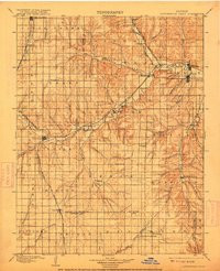 COTTONWOOD FALLS, KS HISTORICAL MAP GEOP