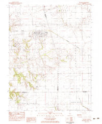 WAVERLY, IL HISTORICAL MAP GEOPDF 7.5X7.