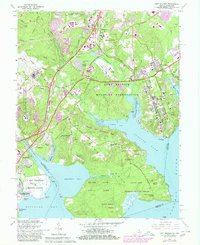 FORT BELVOIR, VA-MD HISTORICAL MAP GEOPD