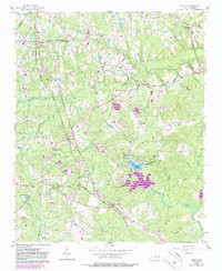 OLIVIA, NC HISTORICAL MAP GEOPDF 7.5X7.5