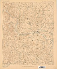 BATESVILLE, AR HISTORICAL MAP GEOPDF 30X