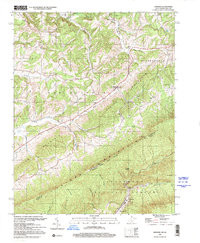 LINDSIDE, WV-VA HISTORICAL MAP GEOPDF 7.