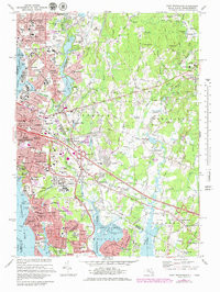 EAST PROVIDENCE, RI-MA HISTORICAL MAP GE