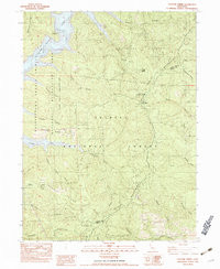 PAPOOSE CREEK, CA HISTORICAL MAP GEOPDF