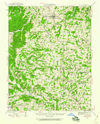 PERRYVILLE, MO HISTORICAL MAP GEOPDF 15X