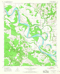 ACWORTH, TX-OK HISTORICAL MAP GEOPDF 7.5