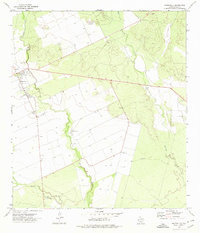 BATESVILLE, TX HISTORICAL MAP GEOPDF 7.5