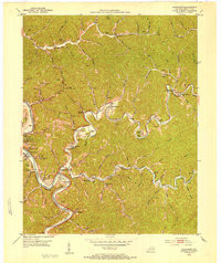 QUICKSAND, KY HISTORICAL MAP GEOPDF 7.5X