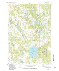 BIG ROUND LAKE, WI HISTORICAL MAP GEOPDF