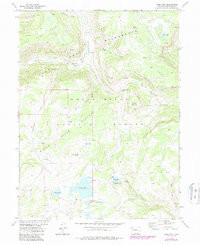 DEEP LAKE, CO HISTORICAL MAP GEOPDF 7.5X