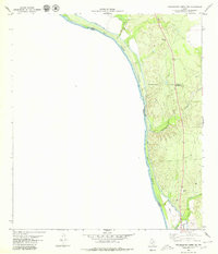 TEQUESQUITE CREEK SW, TX HISTORICAL MAP