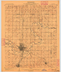 SHAWNEE, OK HISTORICAL MAP GEOPDF 15X15