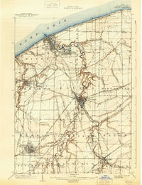 OBERLIN, OH HISTORICAL MAP GEOPDF 15X15