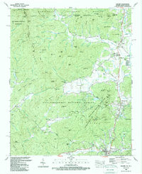 DILLARD, GA-NC HISTORICAL MAP GEOPDF 7.5