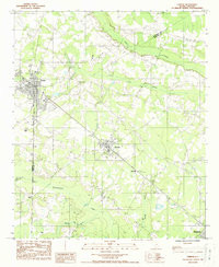 FAIRFAX, SC HISTORICAL MAP GEOPDF 7.5X7.