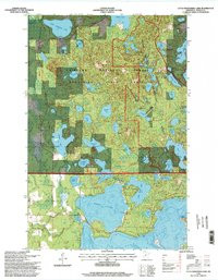 LITTLE BOWSTRING LAKE, MN HISTORICAL MAP
