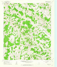 FORESTBURG, TX HISTORICAL MAP GEOPDF 7.5