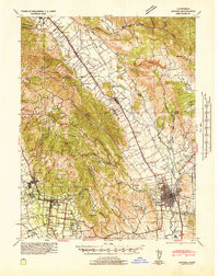 SONOMA, CA HISTORICAL MAP GEOPDF 15X15 G