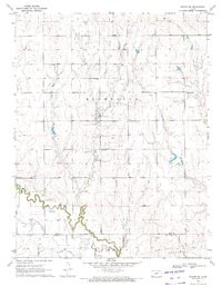 BAZINE SW, KS HISTORICAL MAP GEOPDF 7.5X