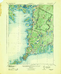 FALMOUTH, MA HISTORICAL MAP GEOPDF 15X15