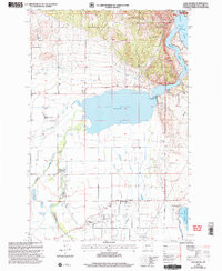 LAKE HELENA, MT HISTORICAL MAP GEOPDF 7.