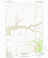 BREWSTER RESERVOIR, OR-ID HISTORICAL MAP