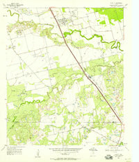 HAWLEY, TX HISTORICAL MAP GEOPDF 7.5X7.5