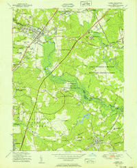 LAUREL, MD HISTORICAL MAP GEOPDF 7.5X7.5