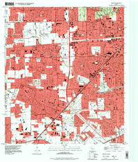 ALIEF, TX HISTORICAL MAP GEOPDF 7.5X7.5