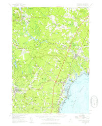 KENNEBUNK, ME HISTORICAL MAP GEOPDF 15X1