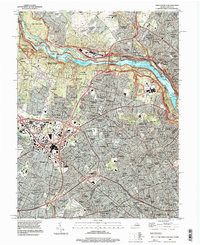 FALLS CHURCH, VA-MD HISTORICAL MAP GEOPD