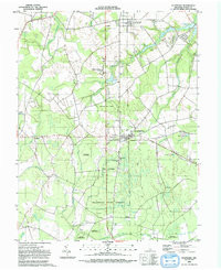ELLENDALE, DE HISTORICAL MAP GEOPDF 7.5X