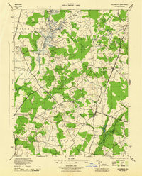 GOLDSBORO, MD HISTORICAL MAP GEOPDF 7.5X