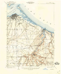SANDUSKY, OH HISTORICAL MAP GEOPDF 15X15