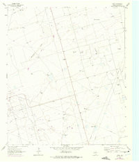 PARKS, TX HISTORICAL MAP GEOPDF 7.5X7.5