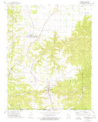 SELIGMAN, MO HISTORICAL MAP GEOPDF 7.5X7