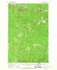 WALLACE, ID-MT HISTORICAL MAP GEOPDF 15X