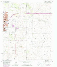 HOBBS EAST, NM-TX HISTORICAL MAP GEOPDF