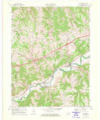SANDERS, KY HISTORICAL MAP GEOPDF 7.5X7.